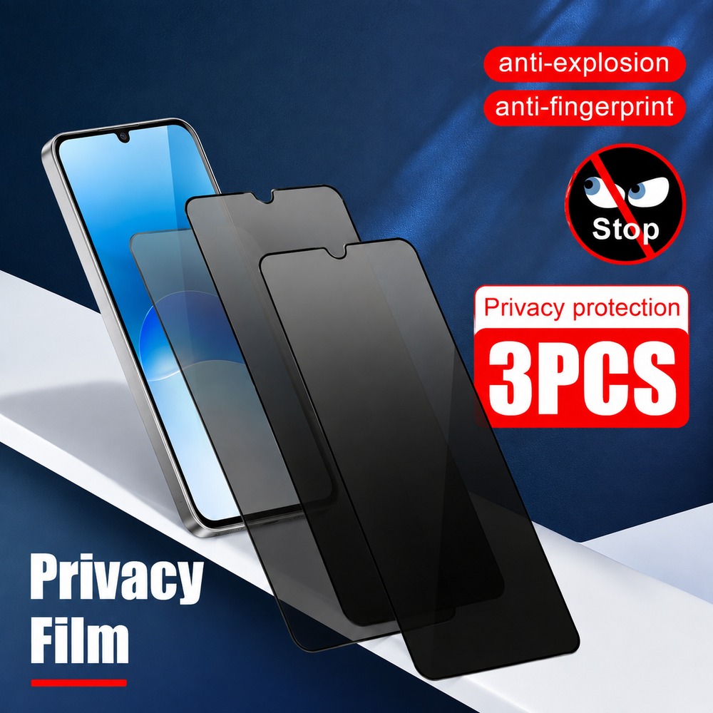 Realme C67 - 3 Peças de Vidro Temperado para