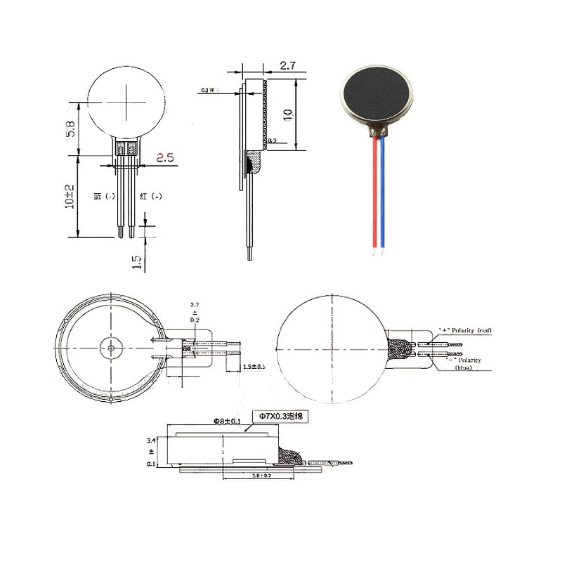 30 peças 10x2.7mm mini motor d - Muscle Sensor Emg avaliação e preço