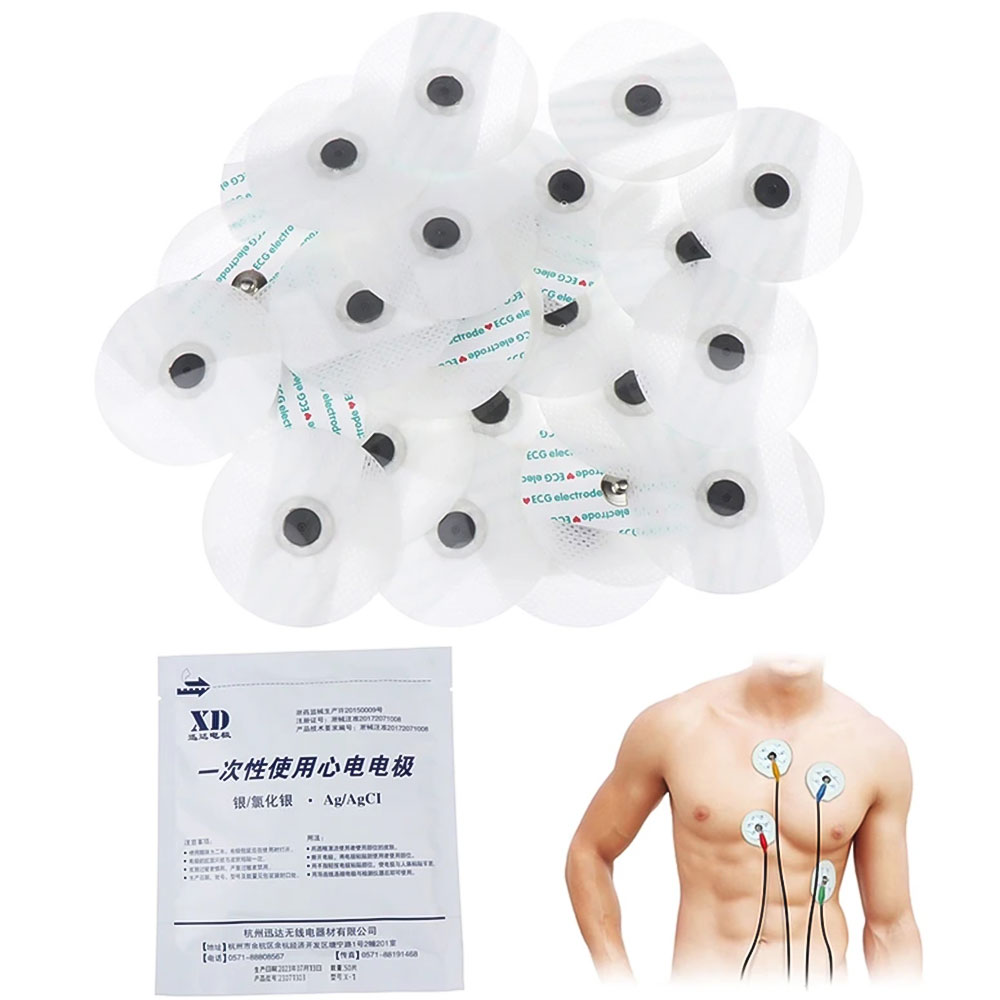 50-500 pces remendo de eletrod - Ecg Patch Monitor avaliação e preço