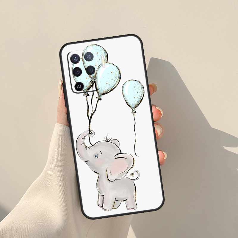 Capa fofa de elefante bebê par - Oppo A78 avaliação e preço