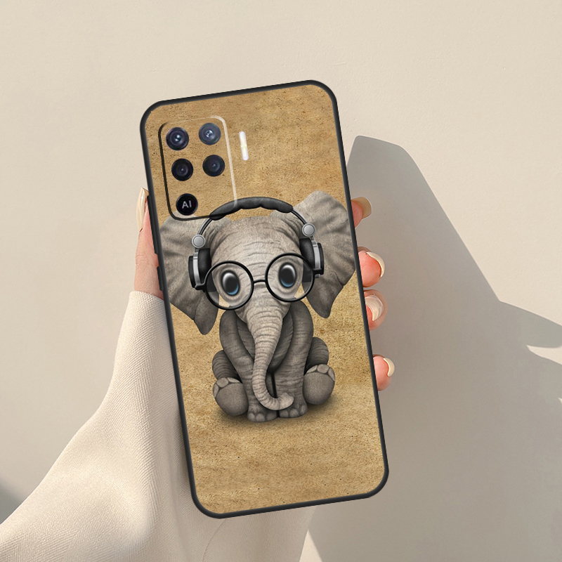 Capa fofa de elefante bebê par - Oppo A78 avaliação e preço